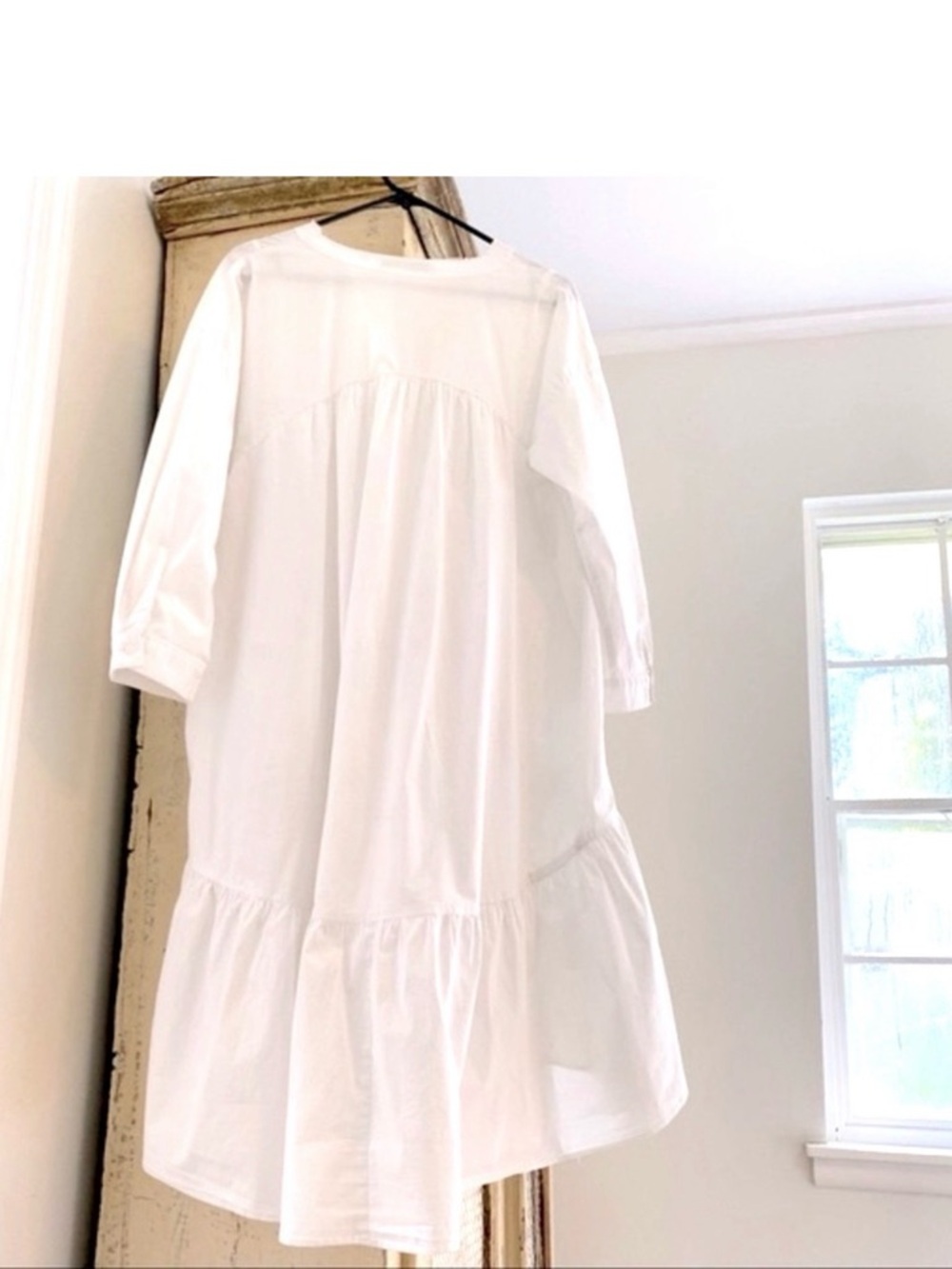 Zara Cotton Poplin High Low Dress XS - Picture 4 of 5